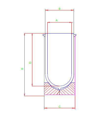 VASE DEWAR CYLINDRIQUE