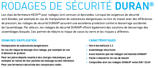 Rodages de sécurité 